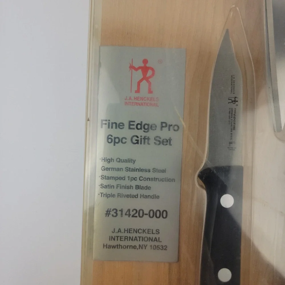 J.A. Henckels International Fine Edge Pro 6pc Gift Set 31420-000 Stainless Steel